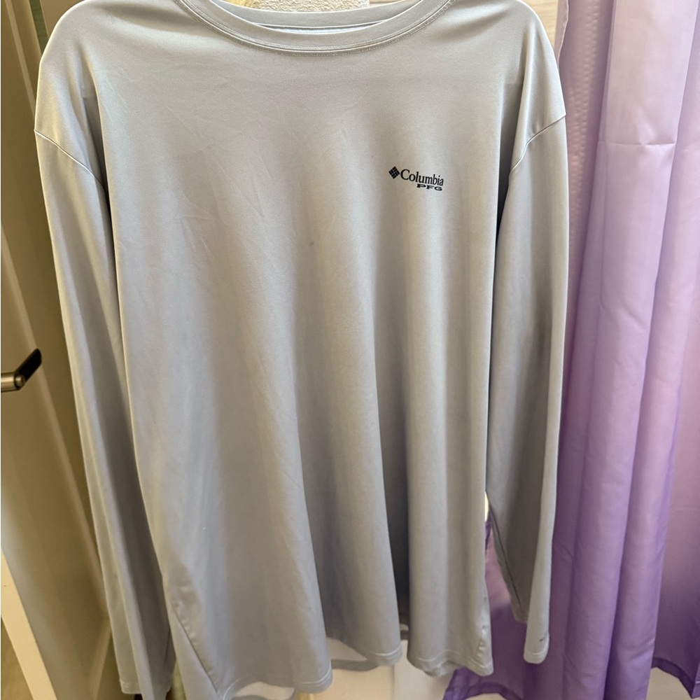 Columbia Men's Grey Long Sleeve Shirt